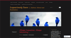 Desktop Screenshot of loquaciouslyyours.com