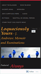 Mobile Screenshot of loquaciouslyyours.com